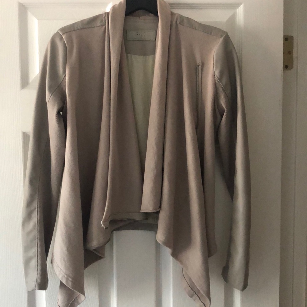 Faux leather jacket (size S)